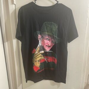Black Graphic T-Shirt A Nightmare On Elm Street Mens Medium NWOT Horror Film Fan
